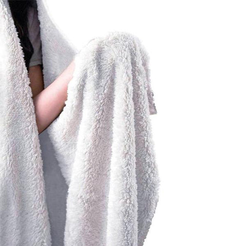 Image of Flaming Soccer Ball Hooded Blankets