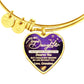 Granddaughter - Deserve You - Heart Bracelet