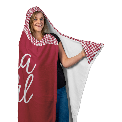 Image of Bama Girl Hooded Blanket