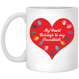 My Heart Belongs to my Grandkids Mug