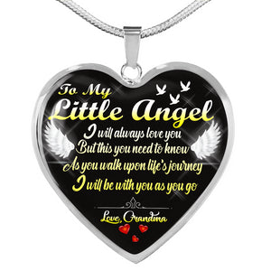 To My Little Angel - Heart Necklace