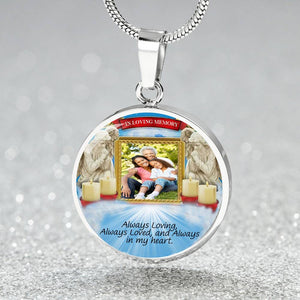 Always In My Heart Circle Necklace - Old