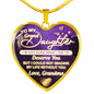 Granddaughter - Deserve You - Heart Necklace