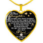 Daughter - Like A Pearl Heart Necklace