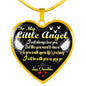 To My Little Angel - Heart Necklace