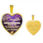 Granddaughter - Deserve You - Heart Necklace