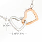 Best Friends - Interlocking Hearts Necklace