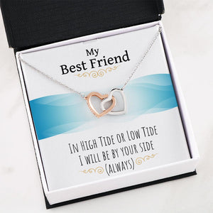 Best Friends - Interlocking Hearts Necklace