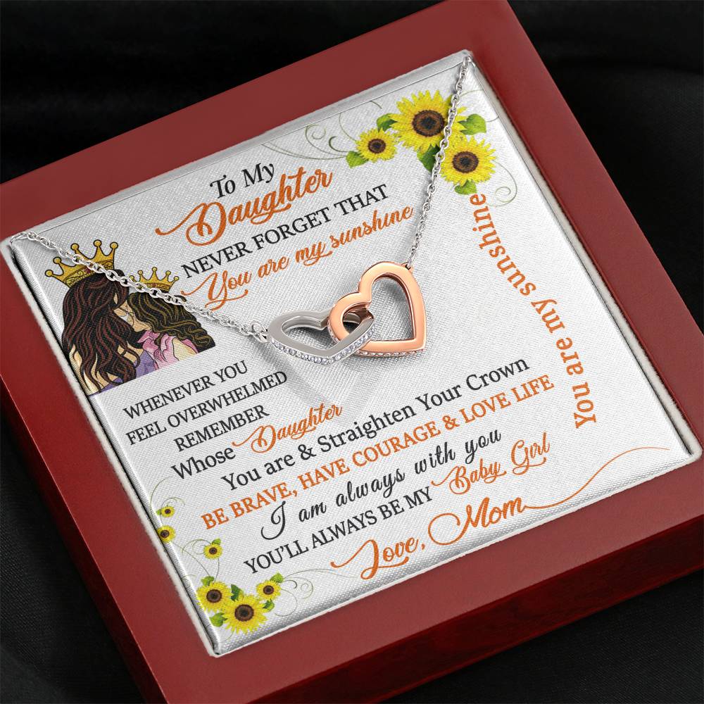 Straighten Your Crown - Interlocking Hearts Necklace